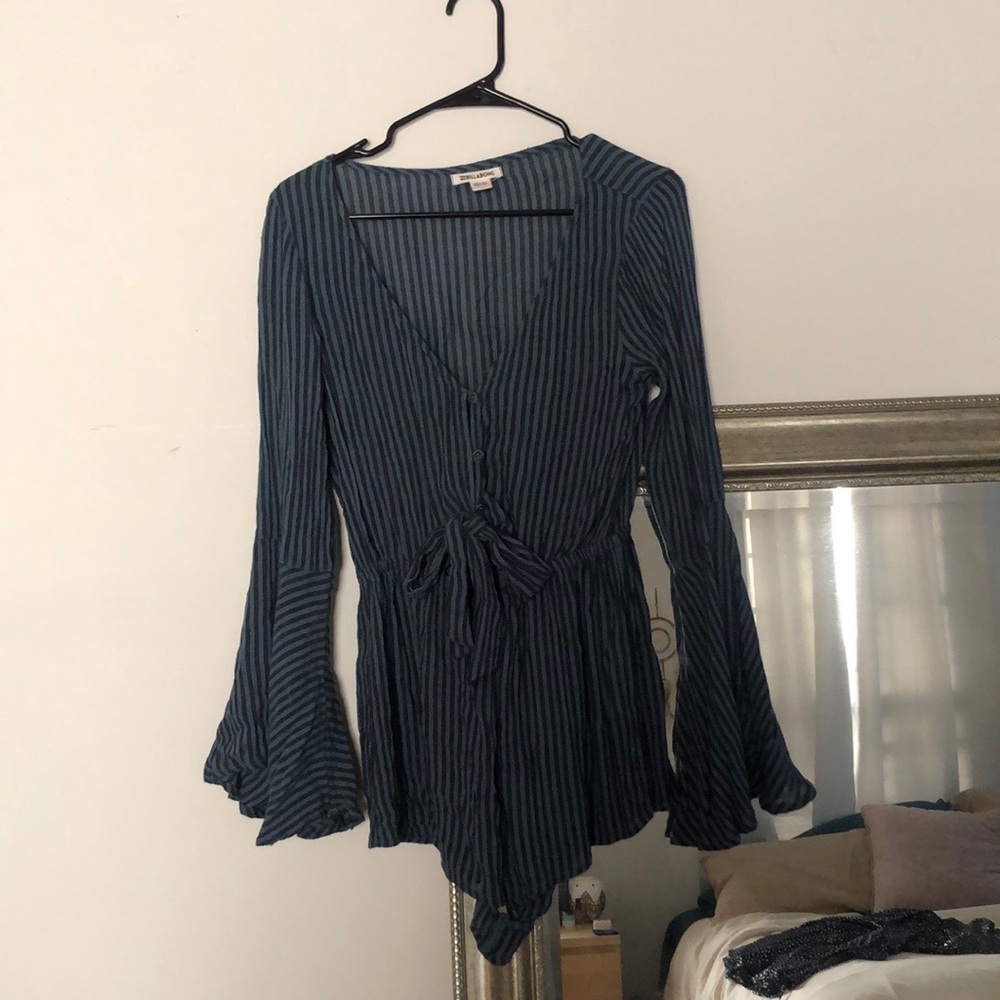 Billabong Striped Romper